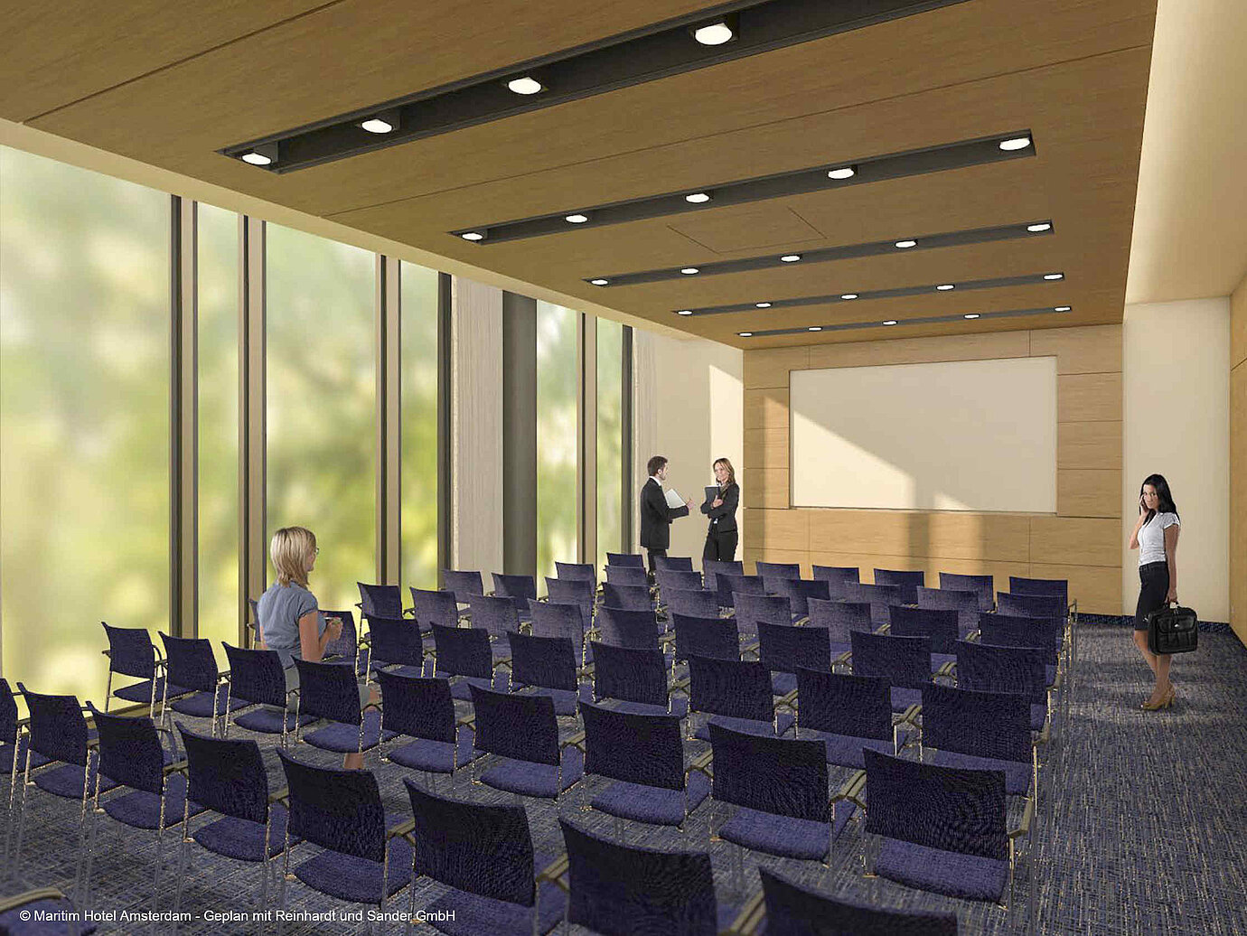 Sala de reunión © Maritim Hotel Amsterdam - Geplan mit Reinhardt und Sander GmbH