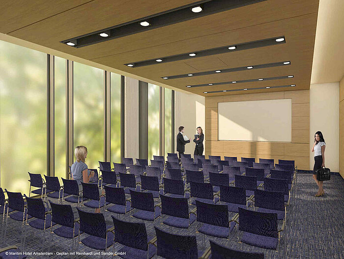 Sala de reunión © Maritim Hotel Amsterdam - Geplan mit Reinhardt und Sander GmbH
