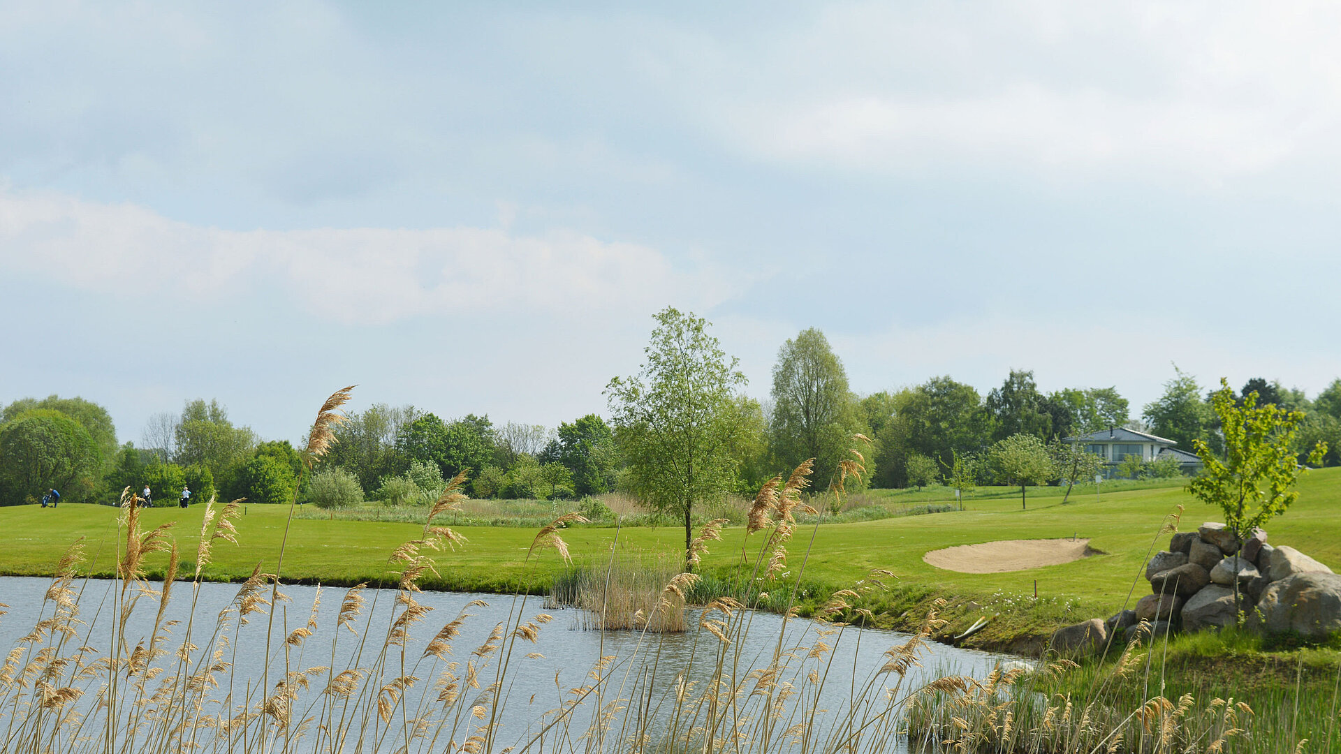 Golf course with pond | Maritim Golfpark Ostsee