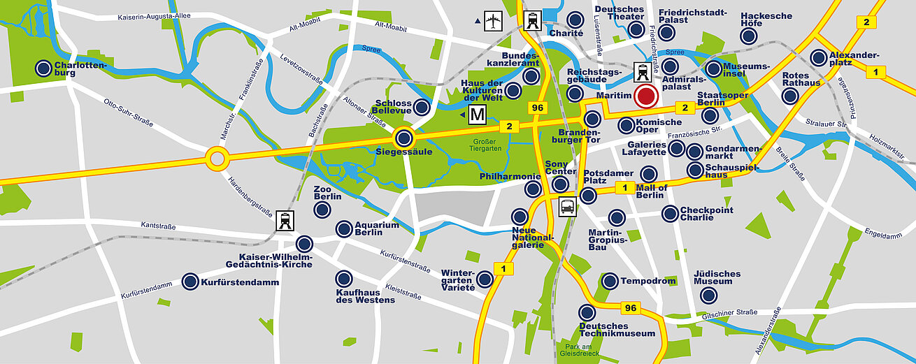 Roadmap Maritim proArte Hotel Berlin