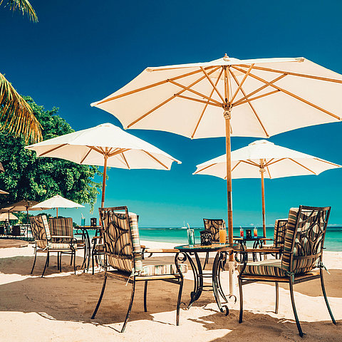 Bar sulla spiaggia La Marée | Maritim Hotel Mauritius