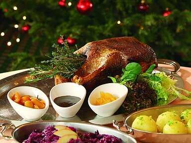 Christmas goose