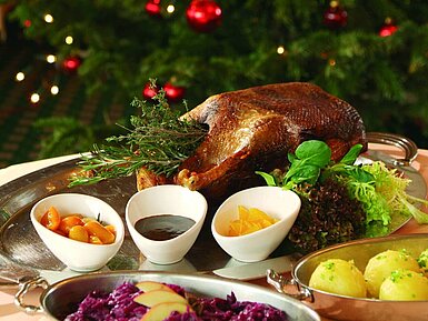Christmas goose