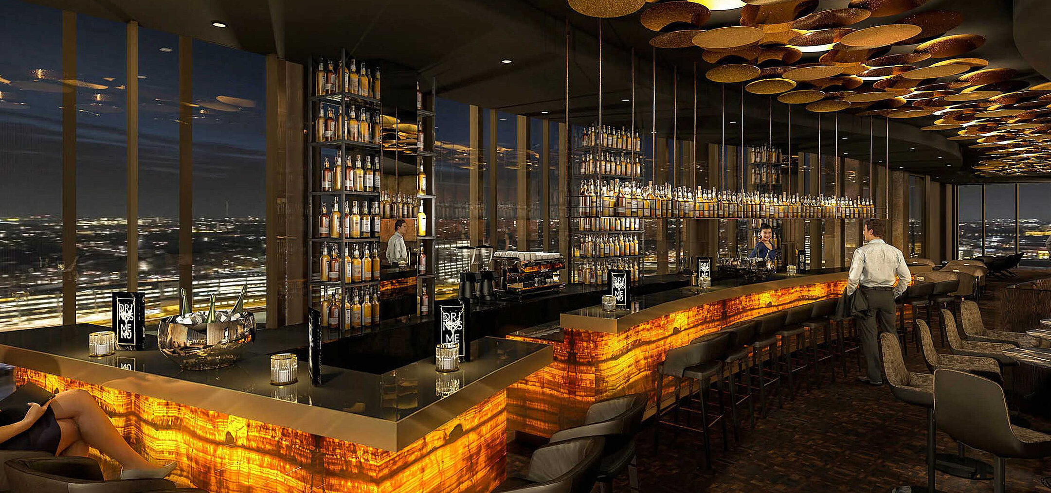 Rooftop bar Noord © Maritim Hotel Amsterdam - Geplan mit Reinhardt und Sander GmbH