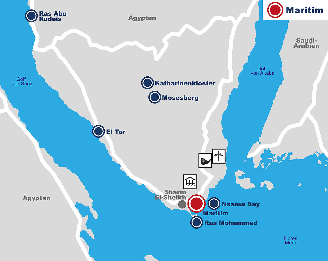 Roadmap Maritim Jolie Ville Resort & Casino Sharm El Sheikh
