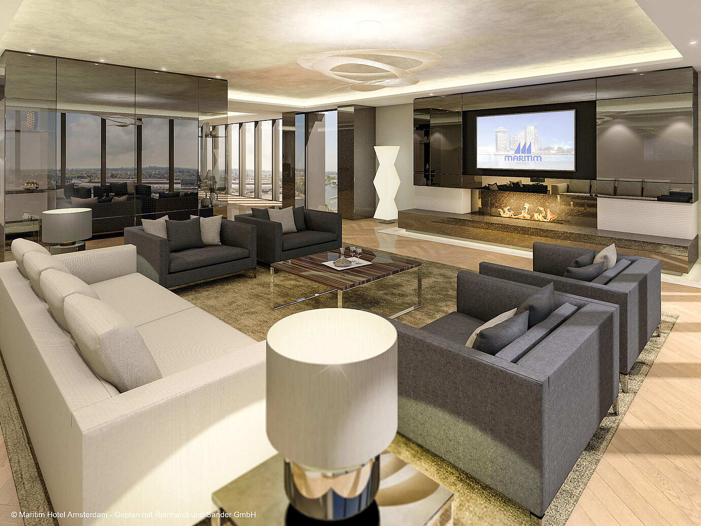 Suite Présidentielle © Maritim Hotel Amsterdam - Geplan mit Reinhardt und Sander GmbH