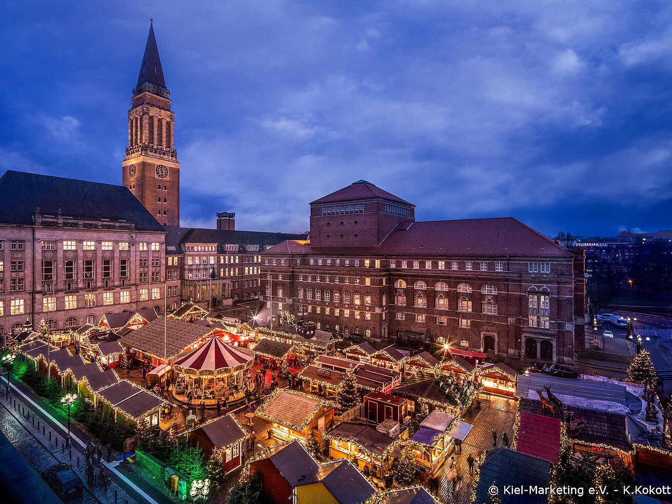Weihnachtsmarkt in Kiel Weihnachtsmarkt in Kiel