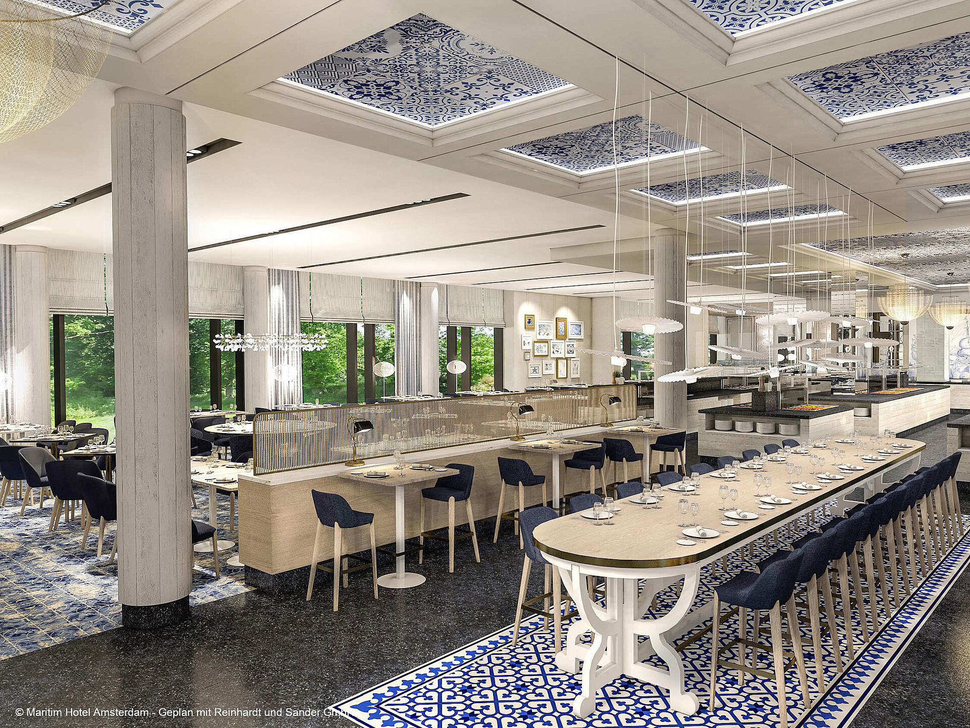 Restaurant Loef  © Maritim Hotel Amsterdam - Geplan mit Reinhardt und Sander GmbH
