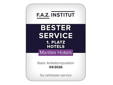 F.A.Z. Institute Best Service Hotels 2026 award for outstanding service quality