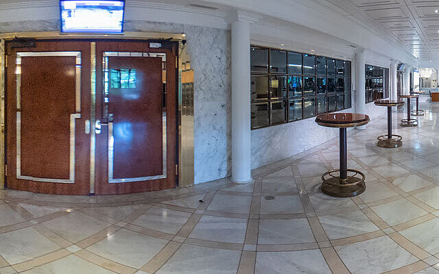 Entrance to meeting rooms