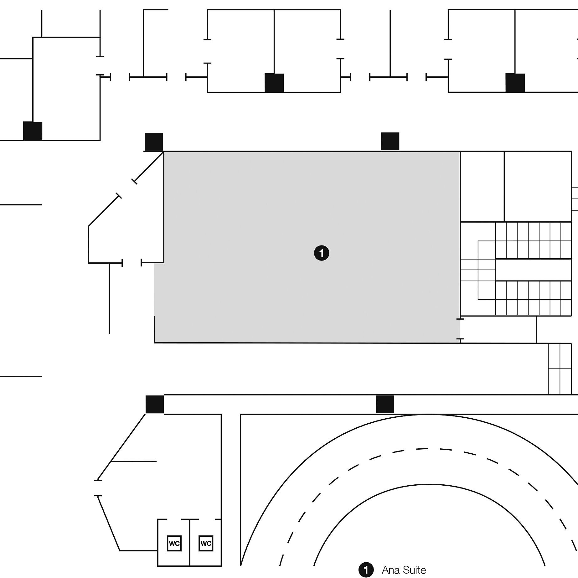 Floor plan, ground floor | Maritim Antonine Hotel & Spa Malta 