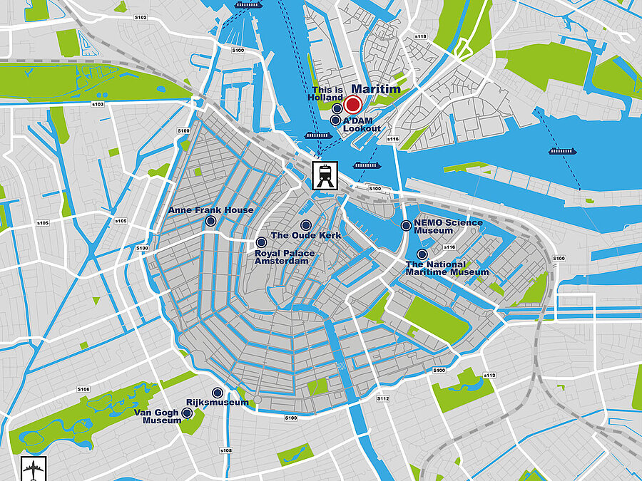 Via d'accesso Maritim Hotel Amsterdam