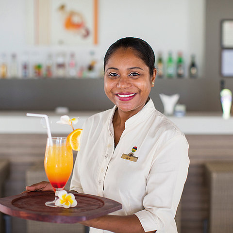 Bar sulla spiaggia "Bellevue 1838" | Maritim Crystals Beach Hotel Mauritius