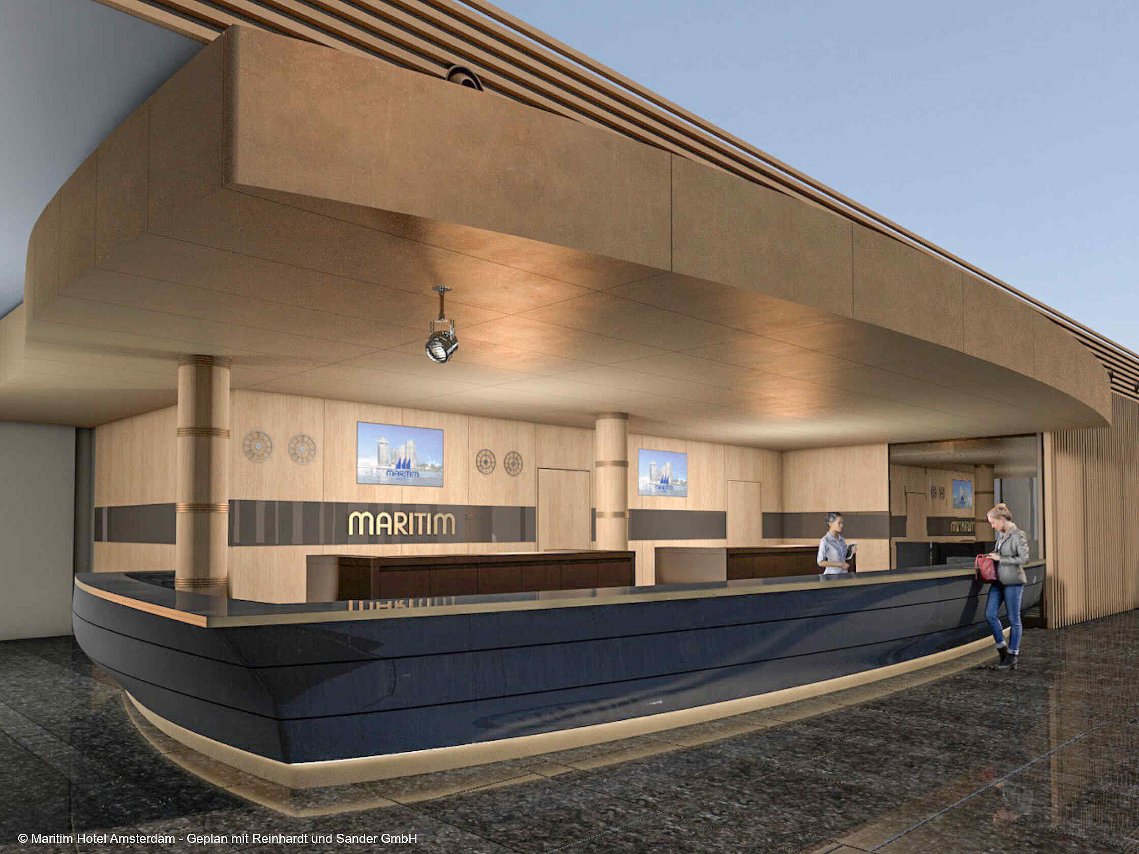 Réception © Maritim Hotel Amsterdam - Geplan mit Reinhardt und Sander GmbH