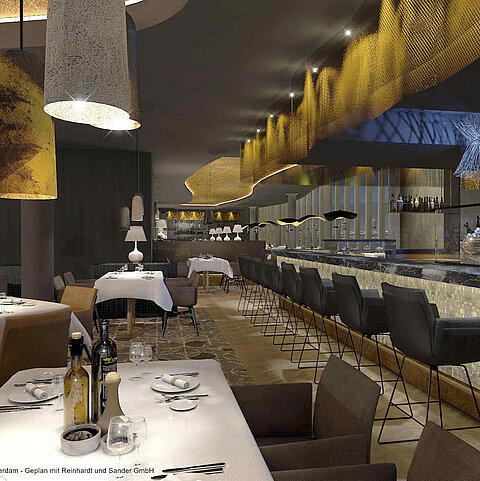 Noord Restaurant © Maritim Hotel Amsterdam - Geplan mit Reinhardt und Sander GmbH